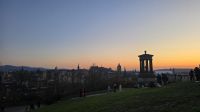 Sonnenuntergang auf dem Calton Hill