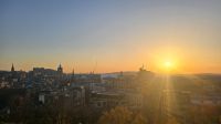 Sonnenuntergang vom Calton Hill