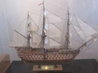 Modell der H.M.S. Victory im Museum