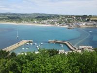 Blick vom St. Michaels Mount auf Marazion