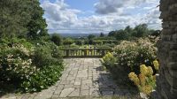 Die Terrasse in Hestercombe Garden 