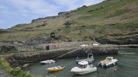 Spaziergang zum Hafen Boscastle
