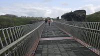 über die neue Brücke zurück nach Tintagel