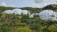 Die Kuppeln der Biome des Eden Project