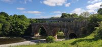 237 Leaderfoot, Borders, Drygrange Old Bridge über den Tweed