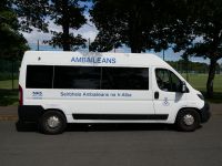 gälische Beschriftung auf Krankenwagen