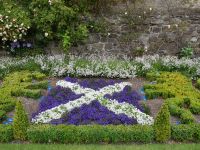 im Garten von Stirling Castle 