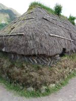 Haus aus Torfsoden 