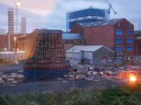 Lagerfeuer neben dem zukünftigen Bonfire