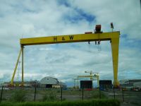Samson und Goliath mit H & W für Harland & Wolff
