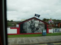 Mural im protestantischen Viertel 