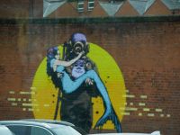 Taucher mit Meerjungfrau