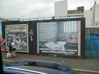 An der Solidarity Wall, katholische Seite