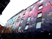 Bunte Fassadengestaltung in  Temple Bar