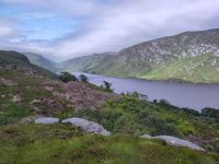 Du typische Form des Gletschertals ist gut zu erkennen