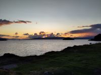 Sonnenuntergang etwas nördlich von Oban