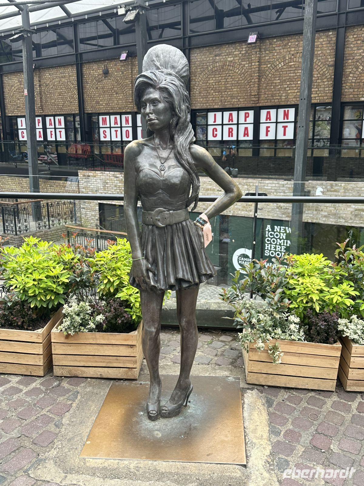 Amy Winehous Statue in Camden