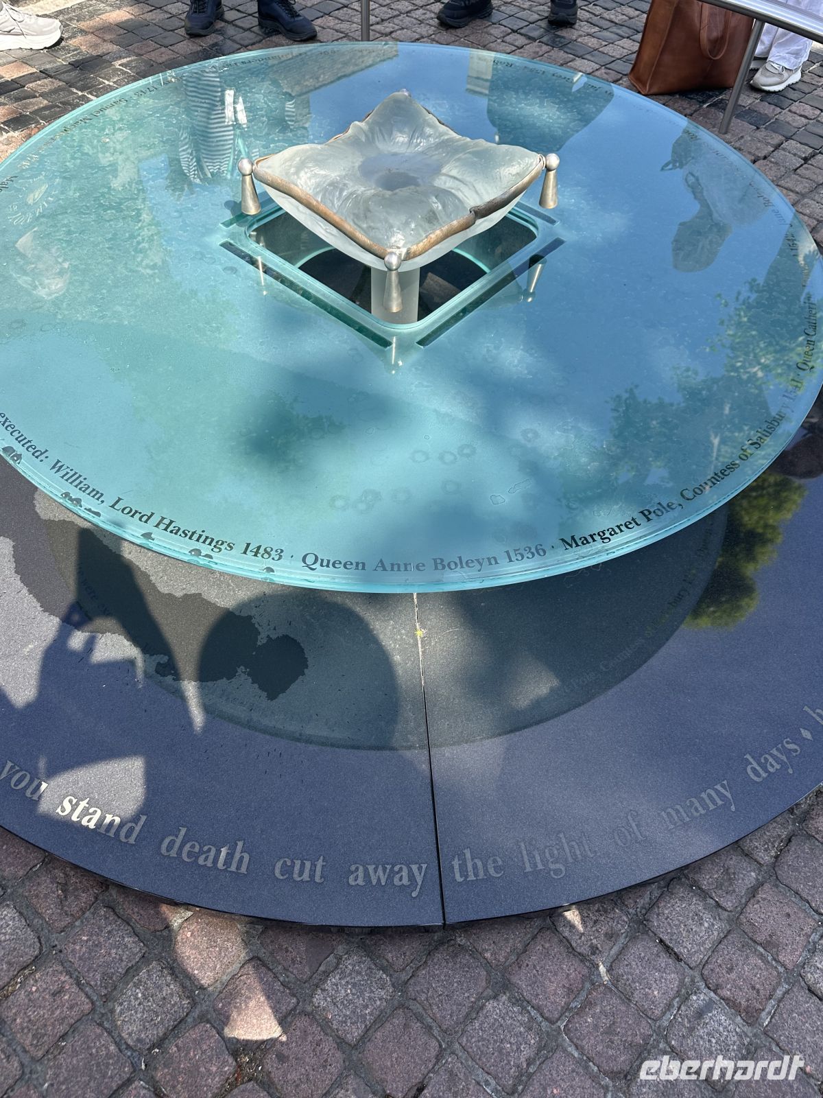 Ort der Enthauptungen im Tower