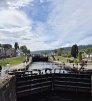 SCO-Dampf-25-0519 Fort Augustus- die Treppenschleuse