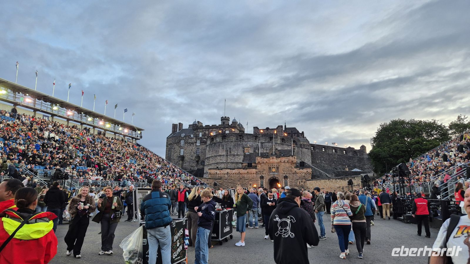 Edinburgh Castle vor dem Royal Military Tattoo