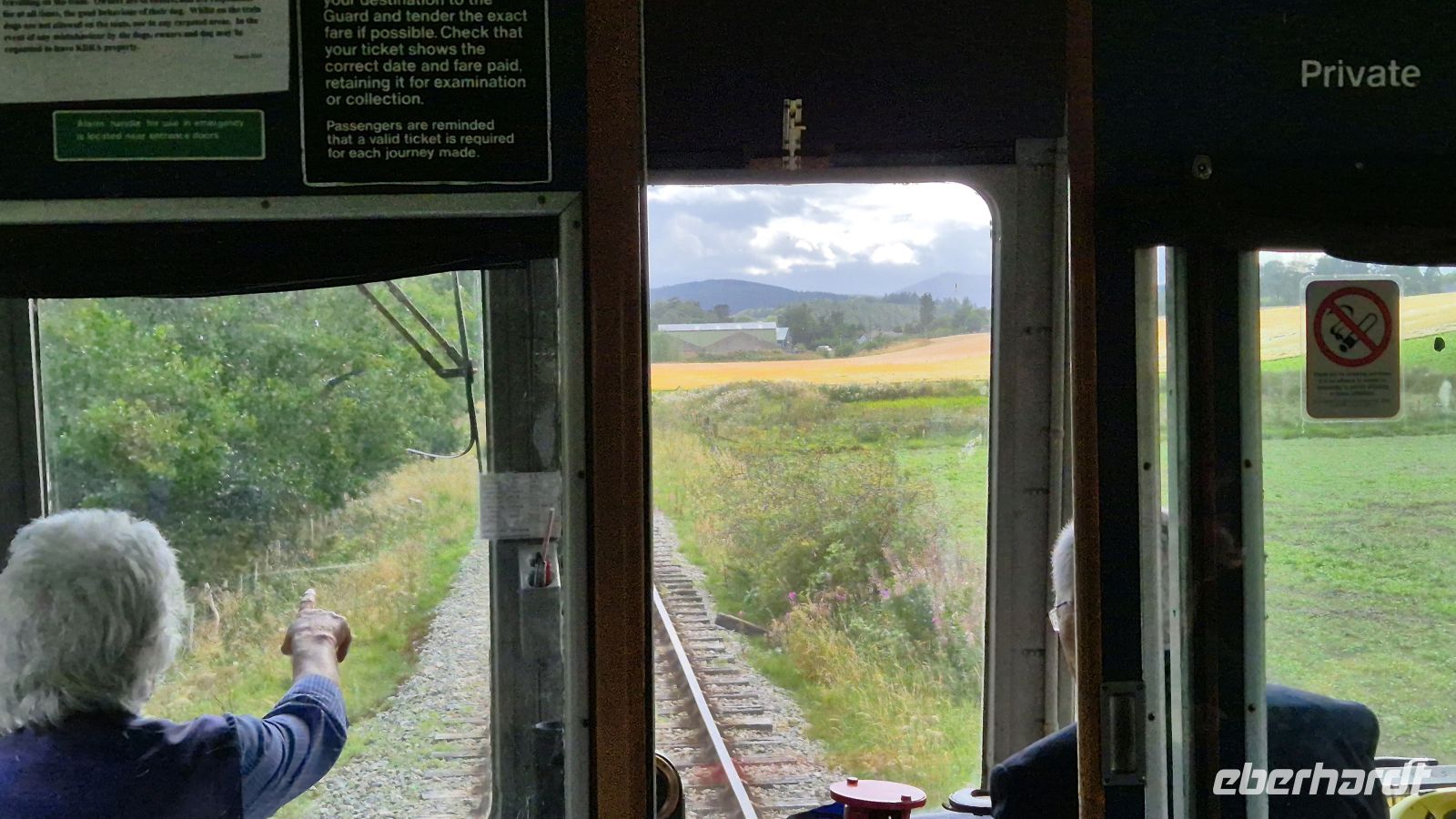 Fahrt mit der Keith and Dufftown Railway