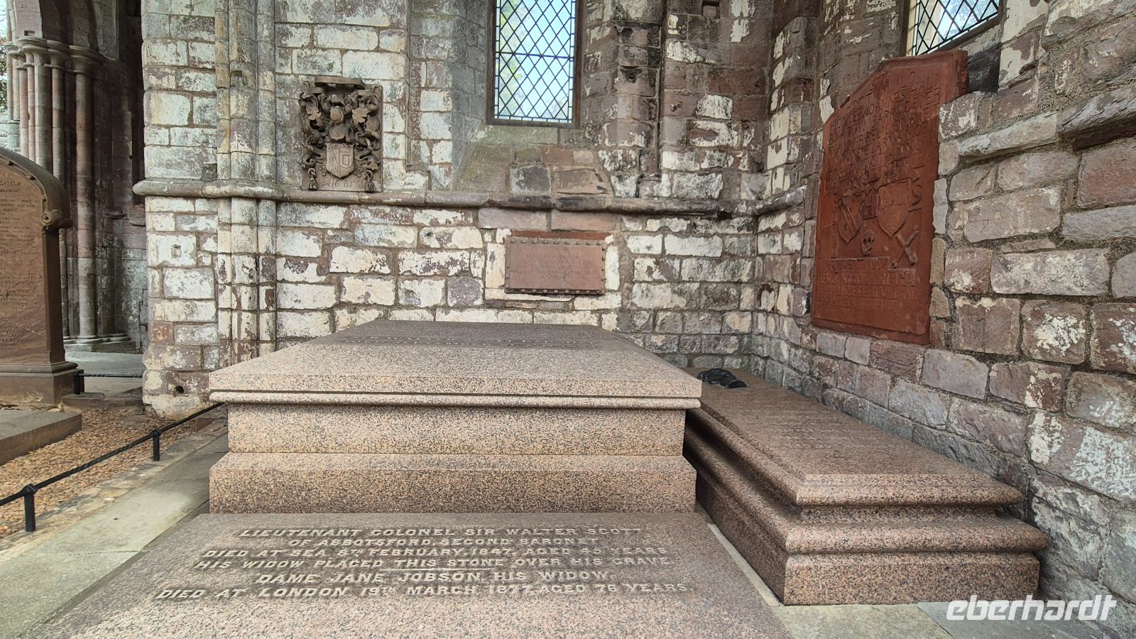Grab Sir Walter Scott's in der Dryburgh Abbey