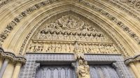 das Portal der Westminster Abbey