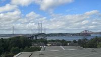 Blick auf die Forth Bridges
