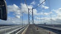 Fahrt über die alte Forth Road Bridge