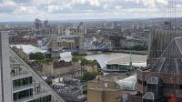 Blick zur Tower Bridge vom Dachgarten Fenchurch 120