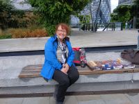 kleine Stärkung auf dem Dachgarten Fenchurch 120