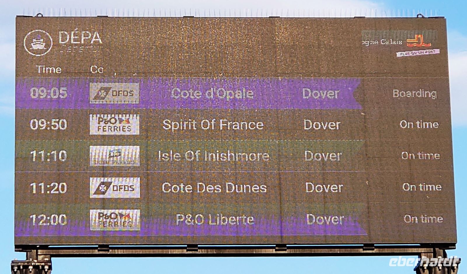8 Die Spirit Of France ist im Zeitplan