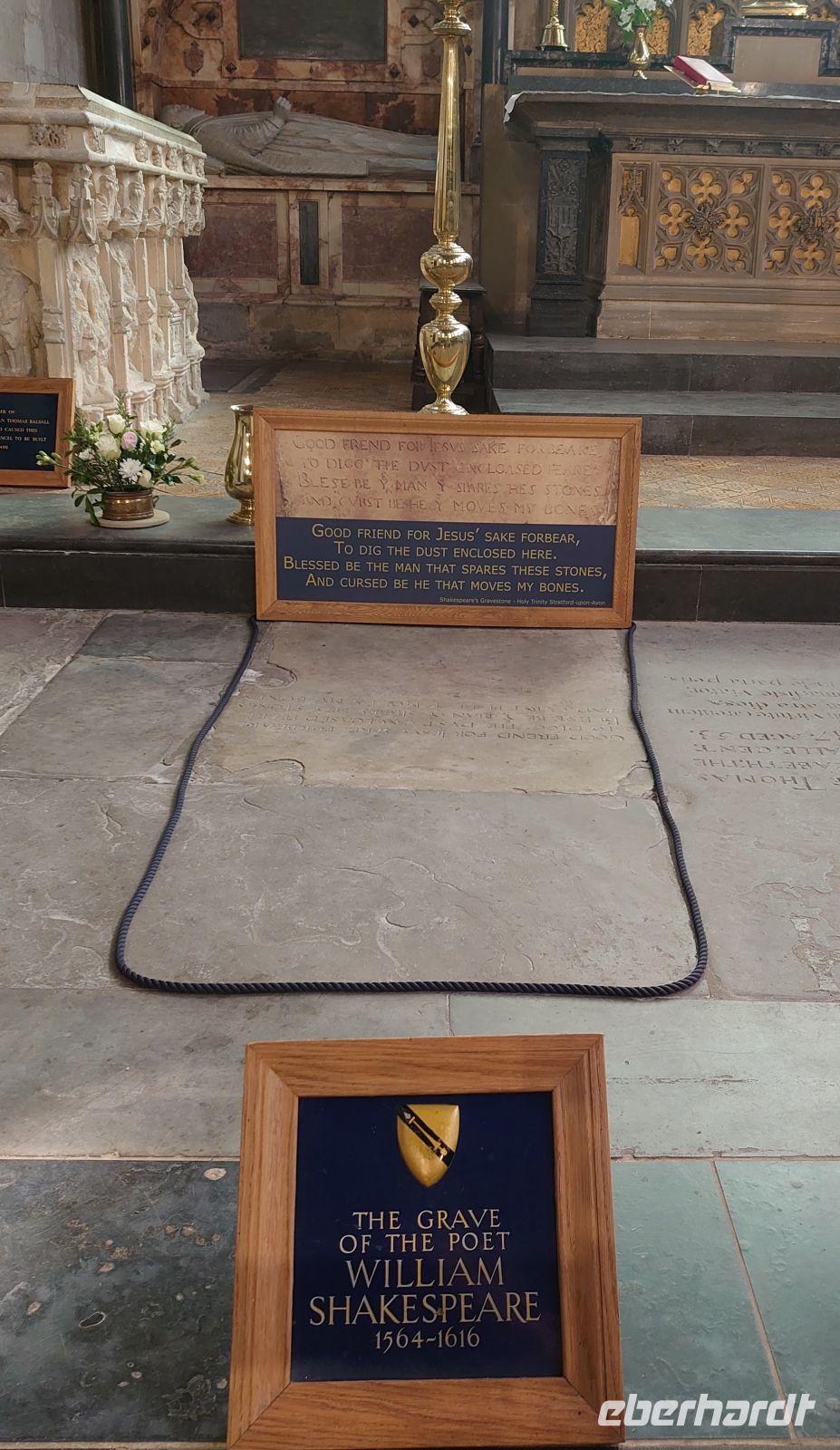 69 Das Grab von William Shakespeare, Stratford-upon-Avon