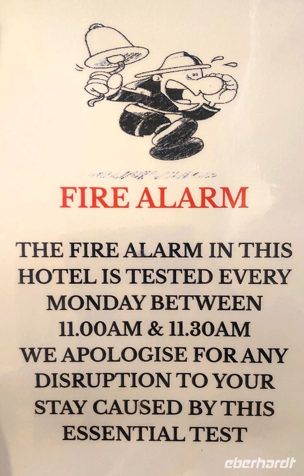 170 Hier im Hotel wird Feueralarm geprobt, Glasgow