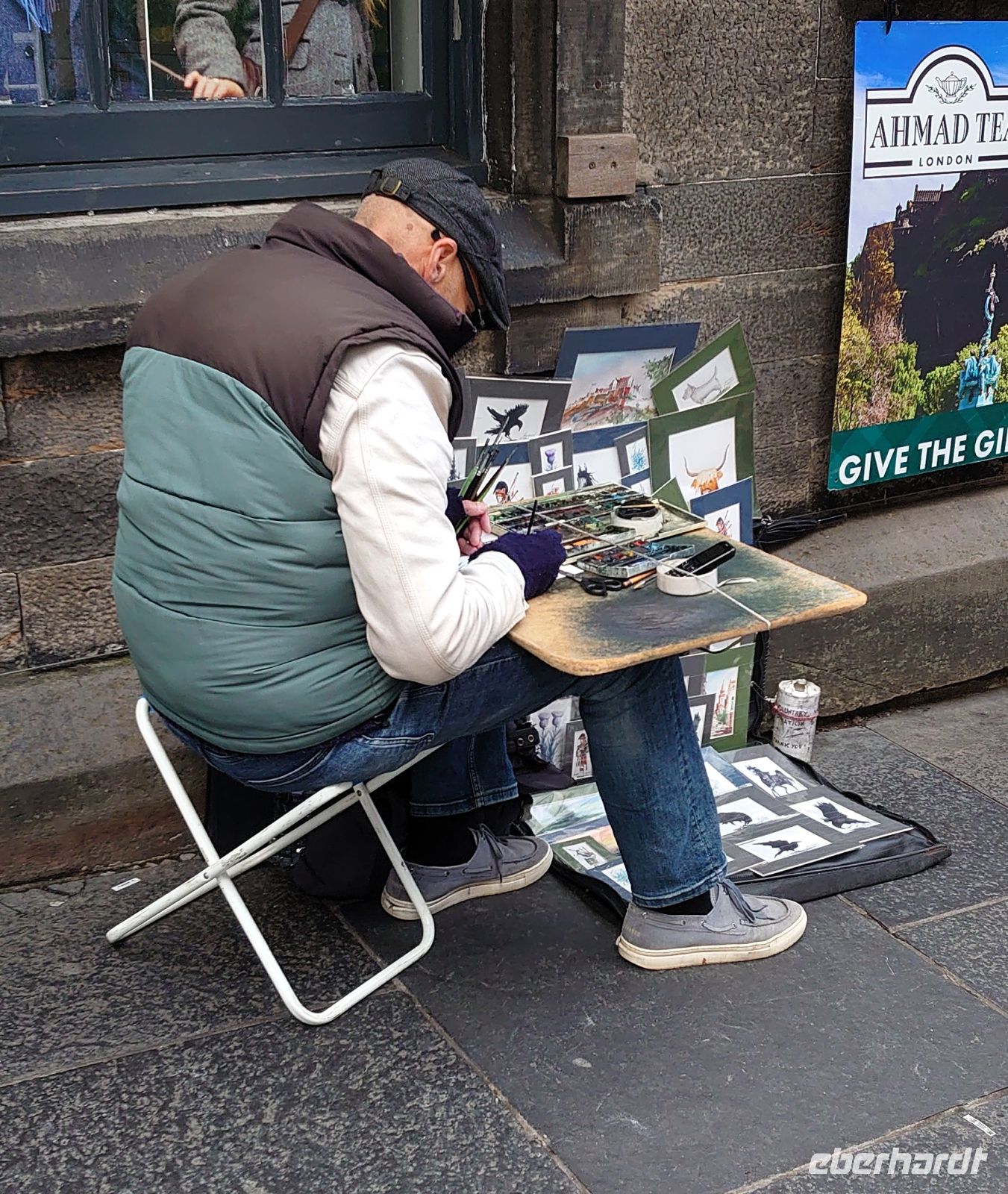 233 Ein Straßenkünstler, Edinburgh