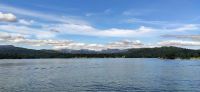 240 Lake District, Lake Windermere, Blick zum Scafell Pike 978m