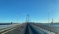 auf der Forth Road Bridge