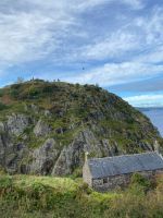 Blick zum Flaggenmast