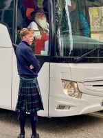 unser Fahrer Bob und ein Kollege