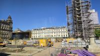 George Square Glasgow wird gebaut &ndash; &copy; Marlies Thrum (Eberhardt TRAVEL)