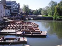 Punts auf dem Fluß Cam