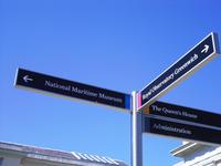 Wegweiser für Touristen