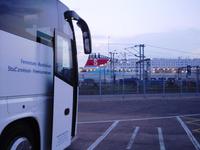 Ankunft im Hafen von Harwich