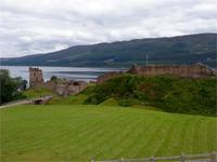 Urquhart Castle am See Loch Ness
