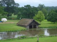 Warwick Castle viktorianisches Bootshaus