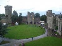 Wawick Castle Innenhof