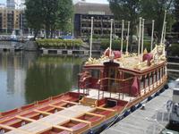 London St. Katrines Dock - koenigliche Barke
