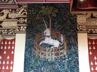 Einhorn auf Wandteppich