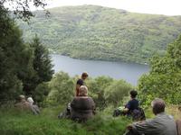 Pause mit Blick über den Loch Lomond