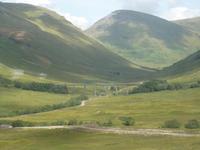 Zugfahrt nach Upper Tyndrum - Landschaft